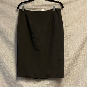 Kasper Elegant Black Pencil Skirt